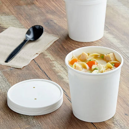 Paper Food Containers - White