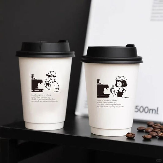 White Double Wall Paper Cup
