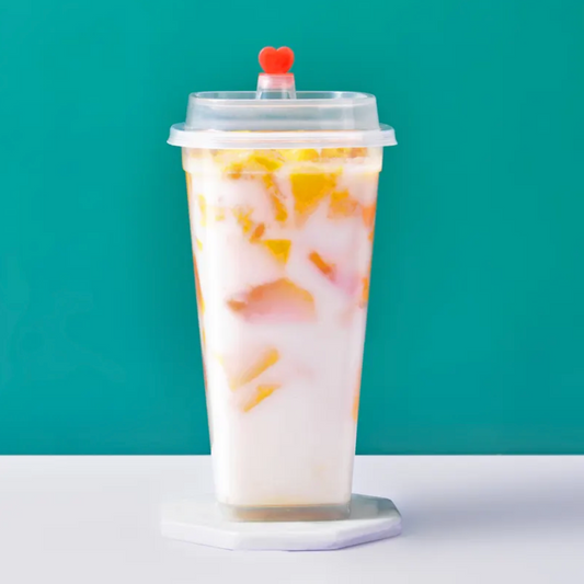 PP Reusable Square Sipper Cups