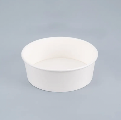 Salad or Soup Paper Bowl with Transparent PET Lid