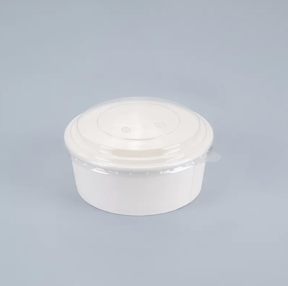 Salad or Soup Paper Bowl with Transparent PET Lid