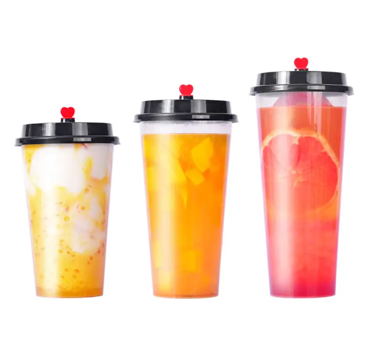 PP Reusable Round Sipper Cups